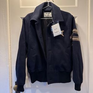 Acne studios Navy Blue Ollys Bru Jacket